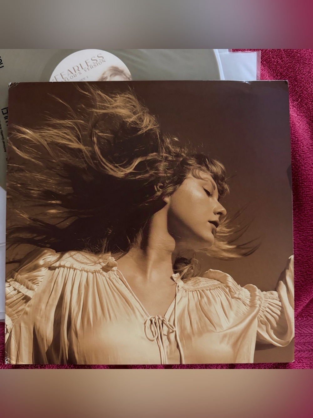 Taylor Swift Fearless Taylor’s Version Gold Vinyl LP Album Record